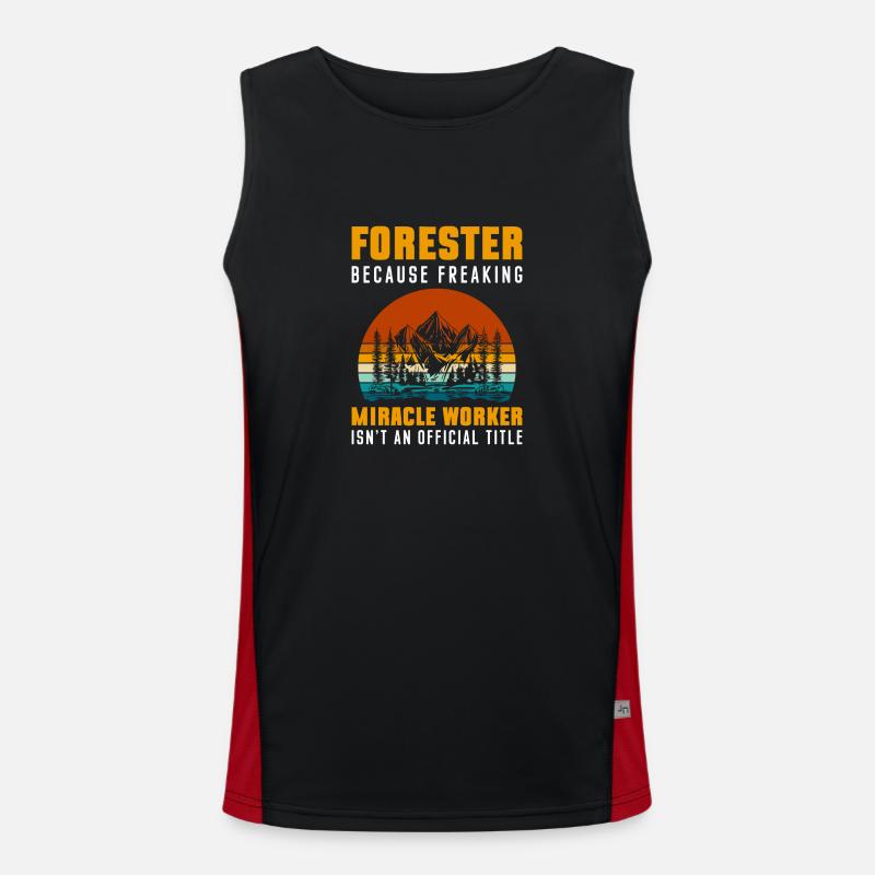 Forester Forests Head Forester Men's Functional Contrast Tank Top 