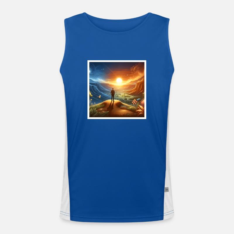 Mindset Funktionelles Kontrast-Tank Top für Männer 
