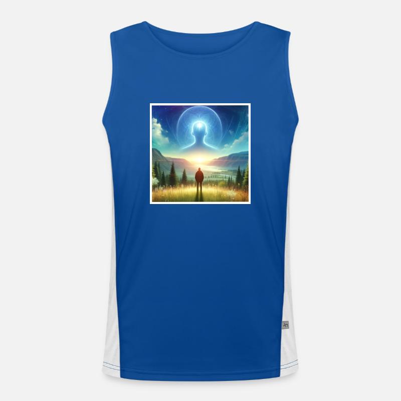 Bewusstsein Funktionelles Kontrast-Tank Top für Männer 