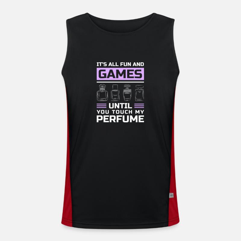 Scent Smell Perfumer Collector Men's Functional Contrast Tank Top 