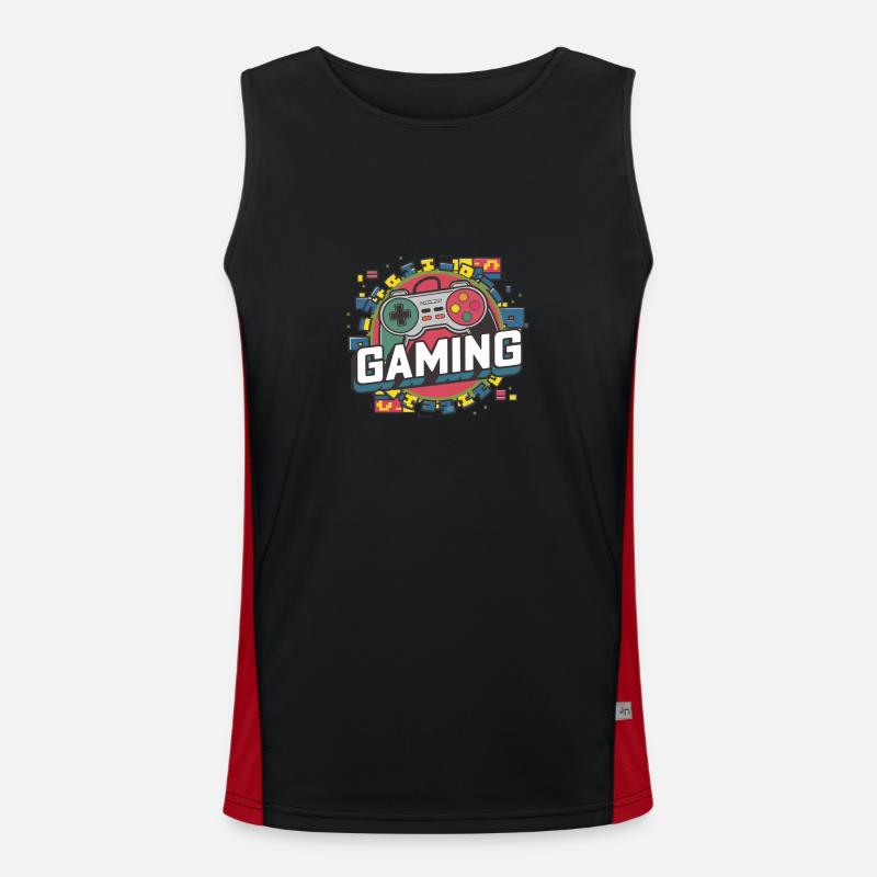 Gaming - Controller Funktionelles Kontrast-Tank Top für Männer 
