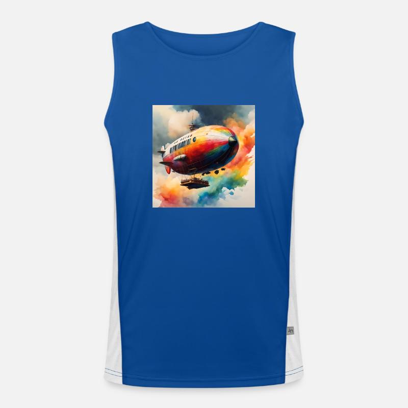 Couleur Zeppelin Débardeur respirant contrasté Homme 