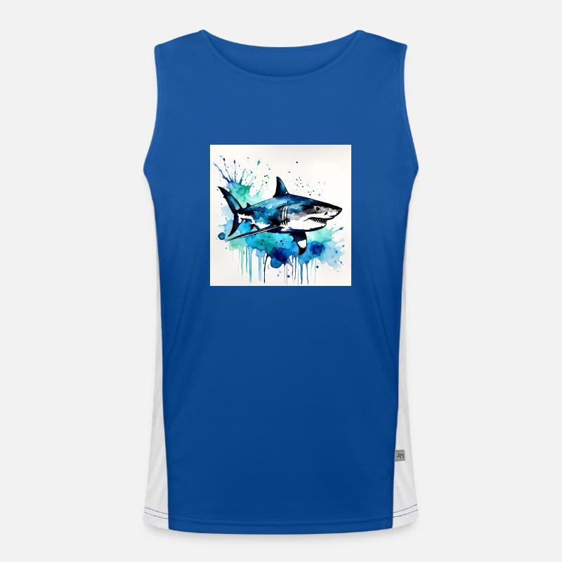 Shark Men's Functional Contrast Tank Top 