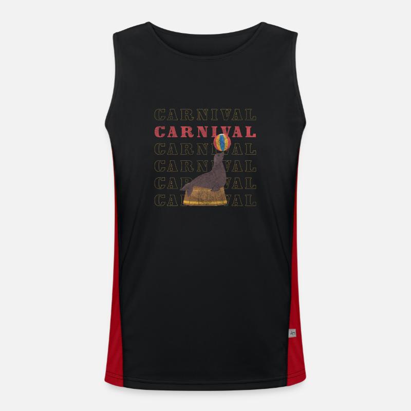 Manege Spaß Funktionelles Kontrast-Tank Top für Männer 