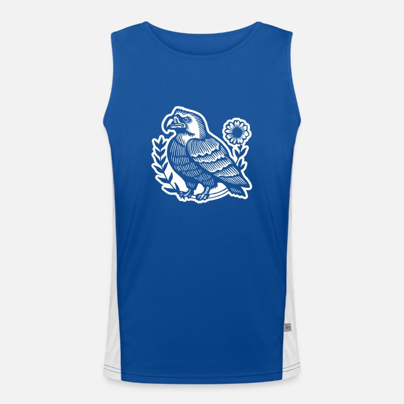Eagle Eagle Head Men's Functional Contrast Tank Top 