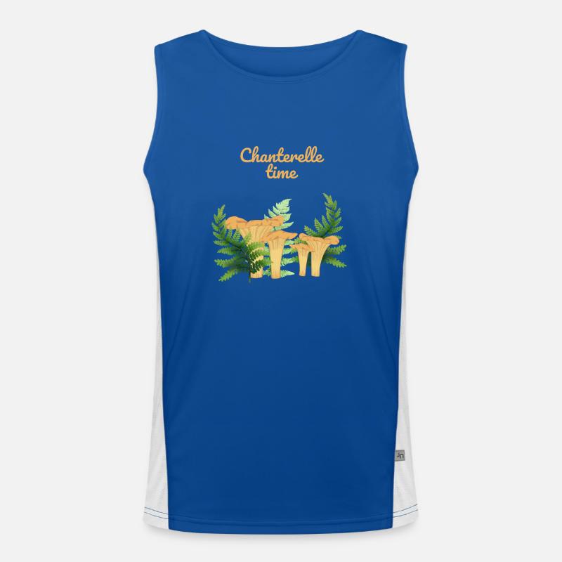 Girolles dans une forêt Débardeur respirant contrasté Homme 