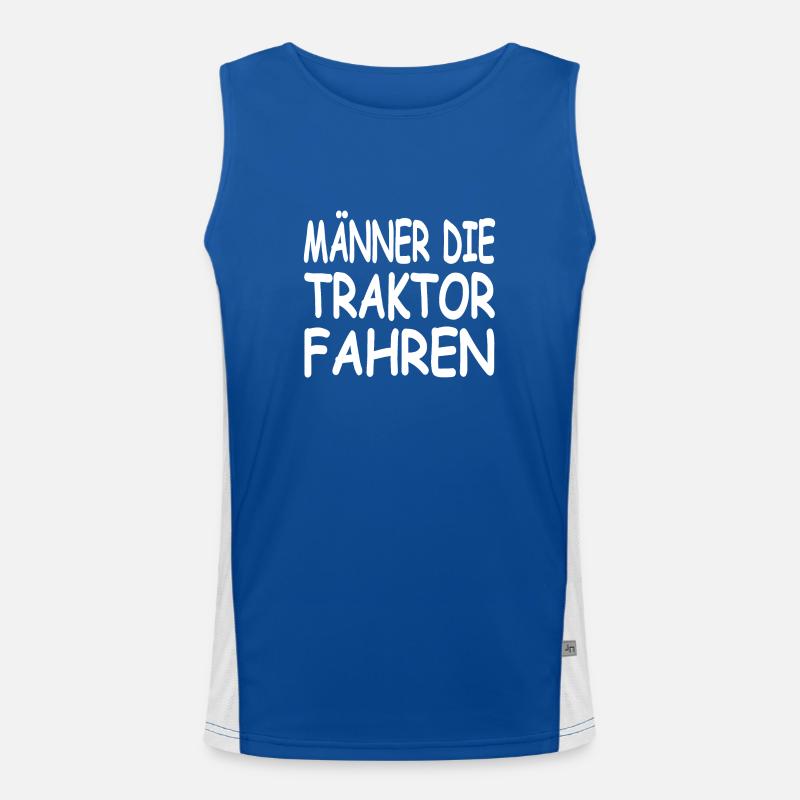 Traktor Funktionelles Kontrast-Tank Top für Männer 