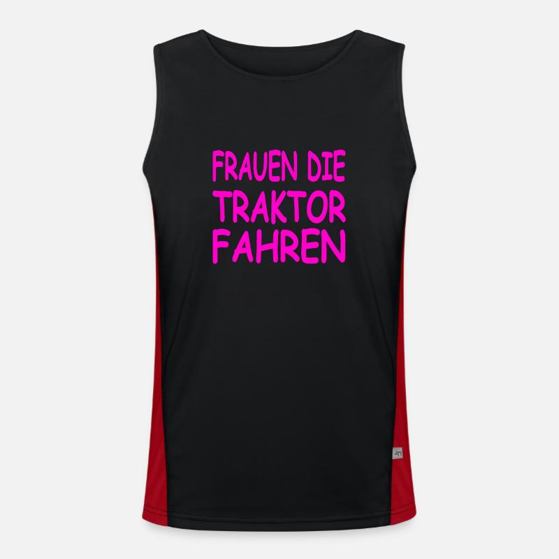 Traktor Funktionelles Kontrast-Tank Top für Männer 