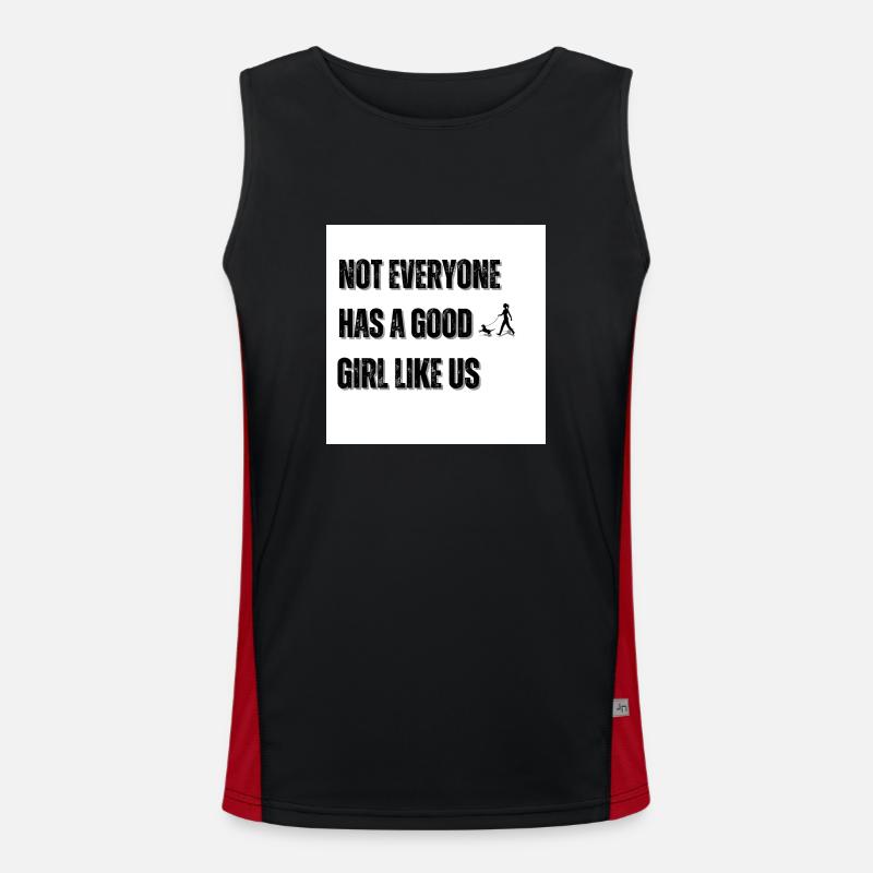 Gutes Mädchen Funktionelles Kontrast-Tank Top für Männer 