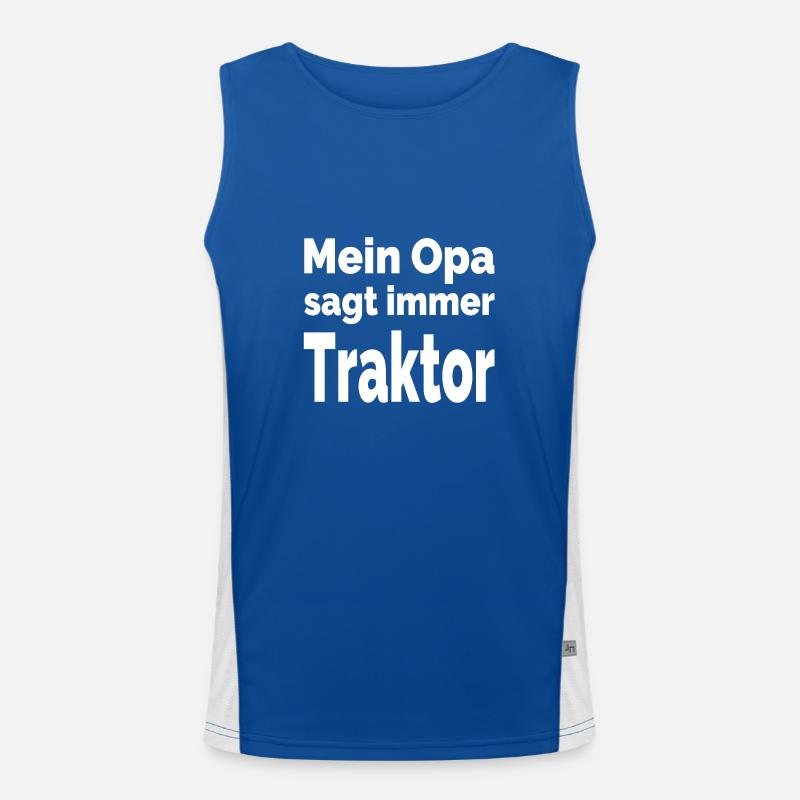 Traktor Funktionelles Kontrast-Tank Top für Männer 