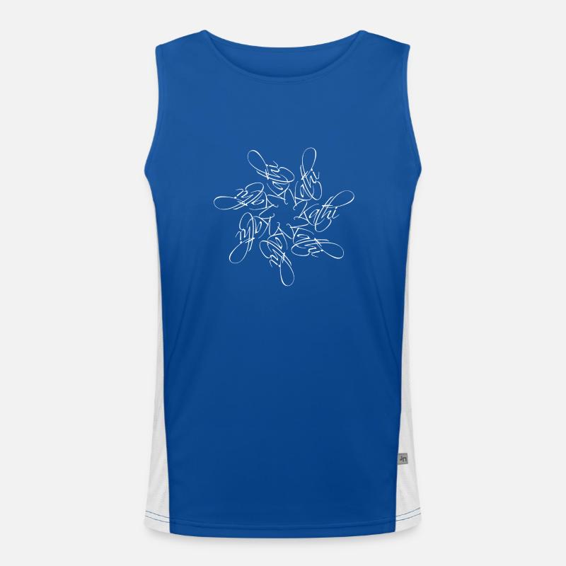 Nom Kathi Mandala Débardeur respirant contrasté Homme 
