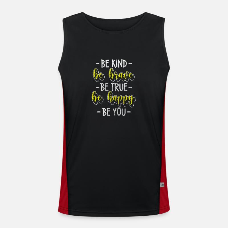 Unique Piece People Humanity Creative Men's Functional Contrast Tank Top 