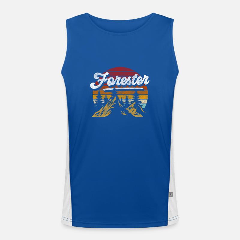 Forester Forest Protector Deer Men's Functional Contrast Tank Top 