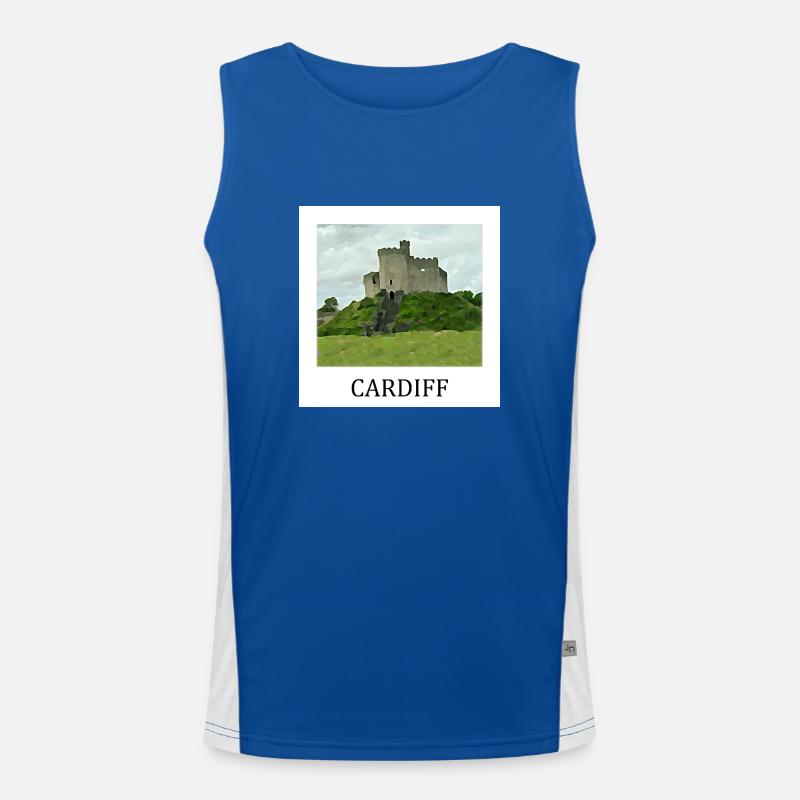 Cardiff Men's Functional Contrast Tank Top 
