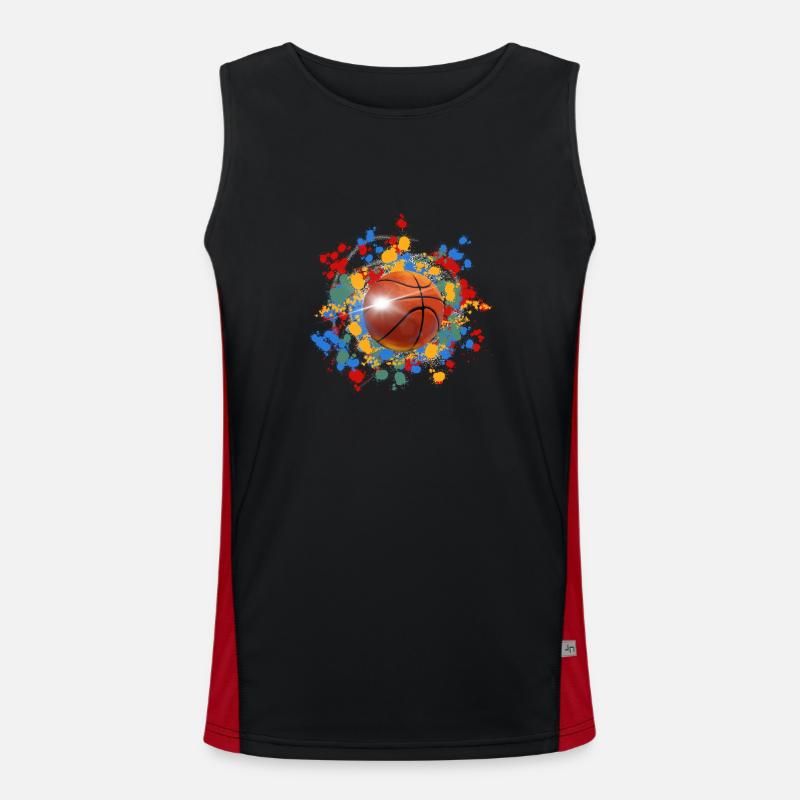 baba3 Funktionelles Kontrast-Tank Top für Männer 