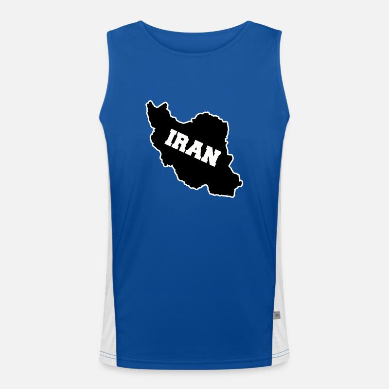 iran Funktionelles Kontrast-Tank Top für Männer 
