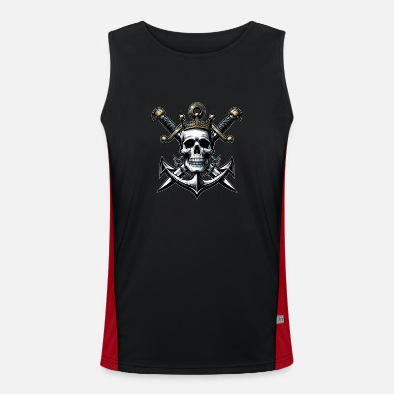 Pirate King Men's Functional Contrast Tank Top 