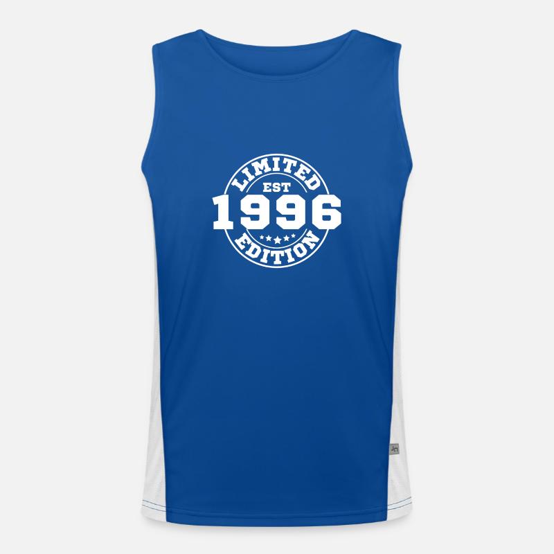 1996 Limitierte Auflage Funktionelles Kontrast-Tank Top für Männer 