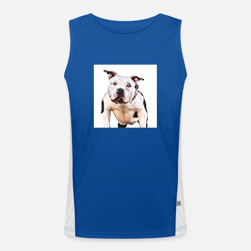 American Bully Funktionelles Kontrast-Tank Top für Männer 