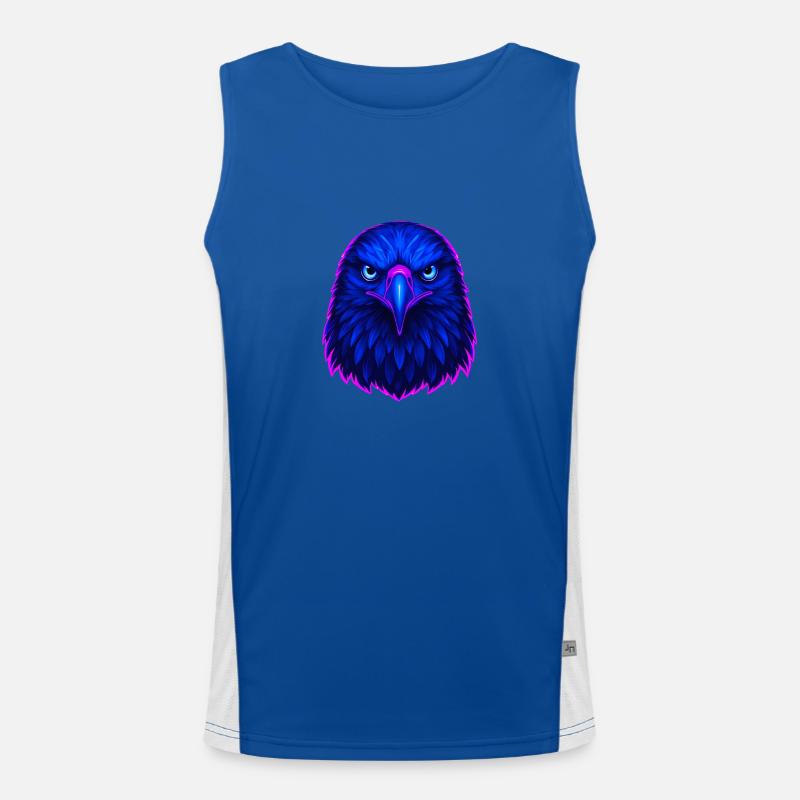 Aigle bleu Néon Art Débardeur respirant contrasté Homme
