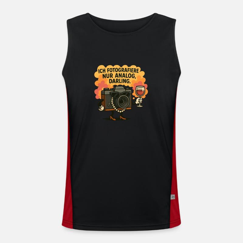 Analog Darling Men's Functional Contrast Tank Top 