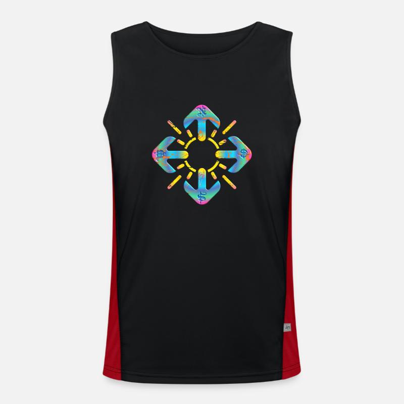 Compass Men's Functional Contrast Tank Top 