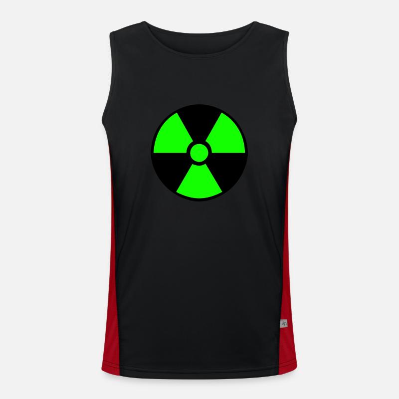Symbole Nucléaire Débardeur respirant contrasté Homme 