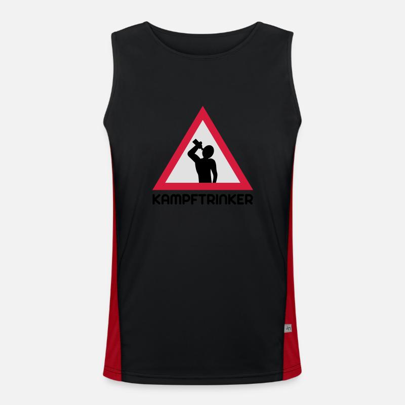Kampftrinker Funktionelles Kontrast-Tank Top für Männer 