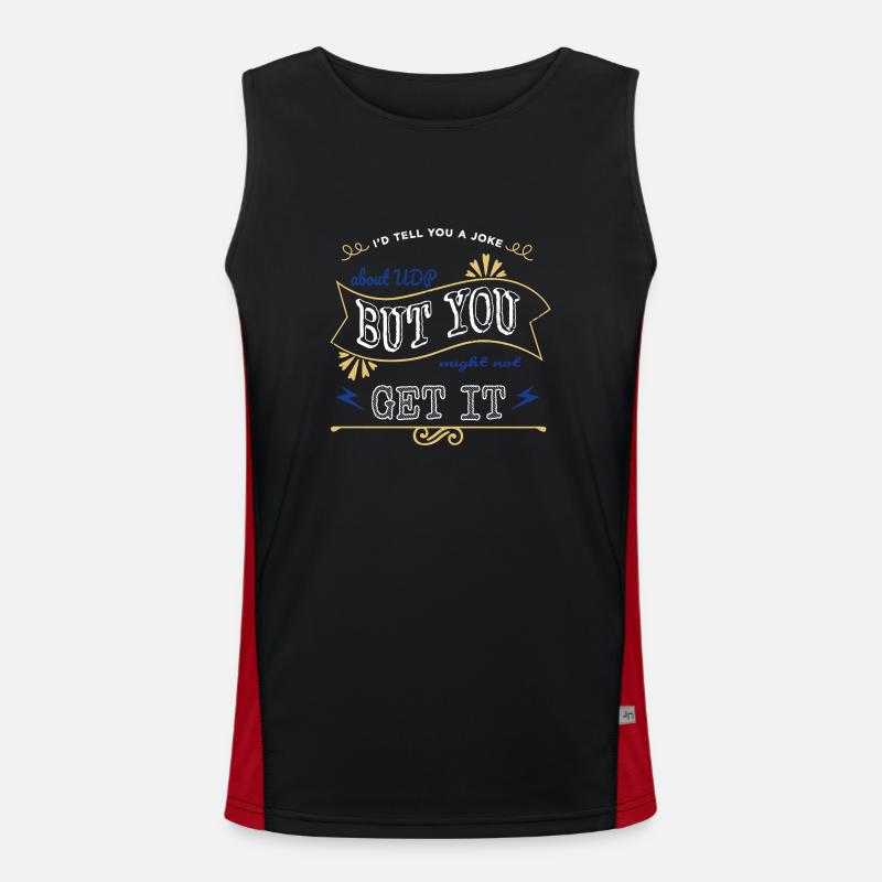awesome fingers birthday present idea codes geek Funktionelles Kontrast-Tank Top für Männer 