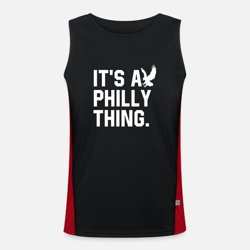 C’est un truc de Philadelphie Débardeur respirant contrasté Homme 