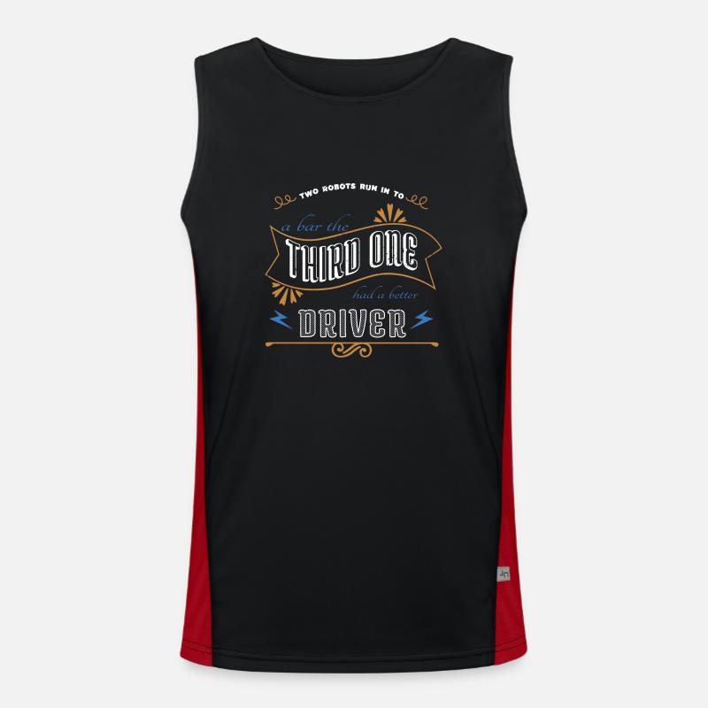 Robotics Engineering Colony Job Boys Hobbyists Men's Functional Contrast Tank Top 