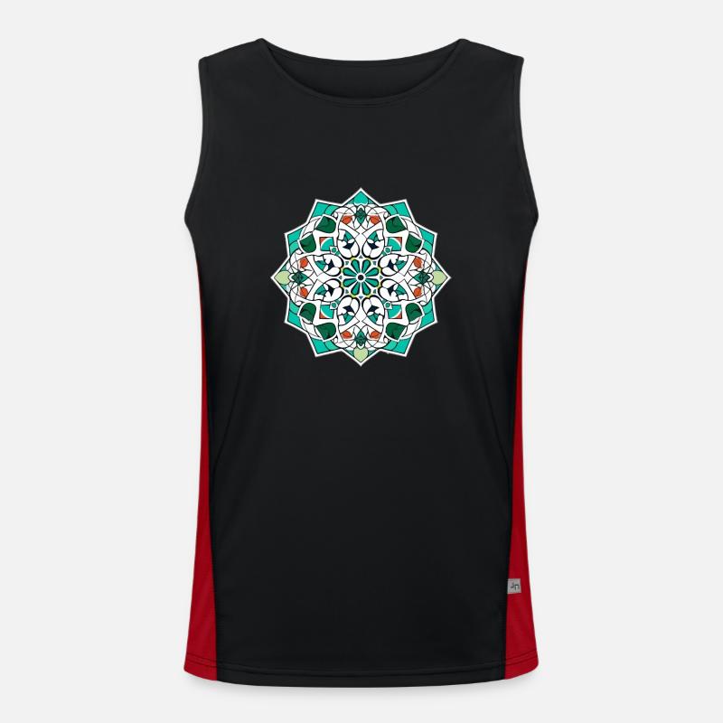 Oriental folklore Men's Functional Contrast Tank Top 