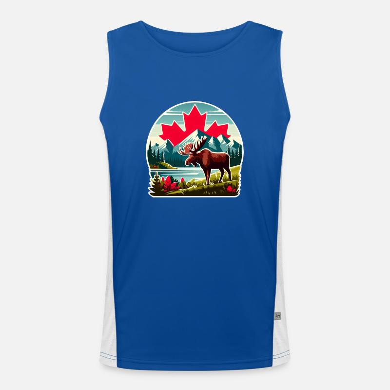 Canada 1 Men's Functional Contrast Tank Top 