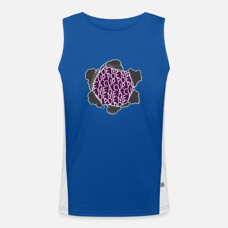 book clubs cool gift present literary exploration Funktionelles Kontrast-Tank Top für Männer 