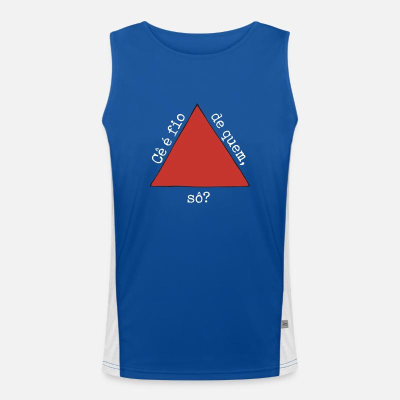 Cê é fio de quem, sô? Men's Functional Contrast Tank Top 