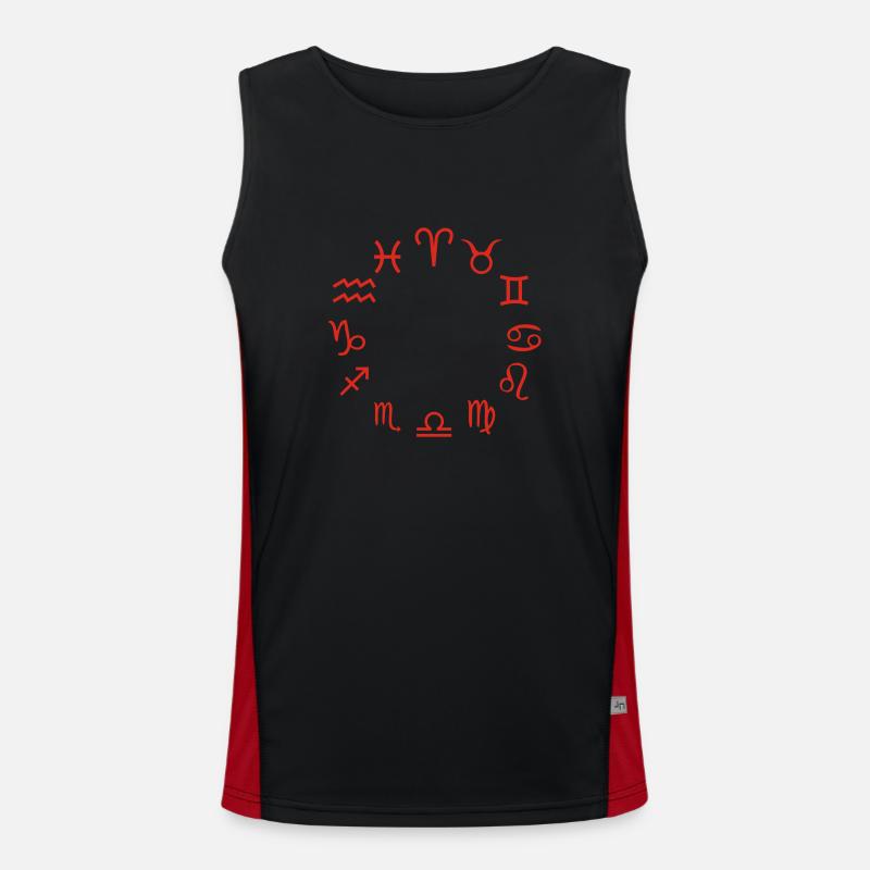 Sternzeichen Funktionelles Kontrast-Tank Top für Männer 