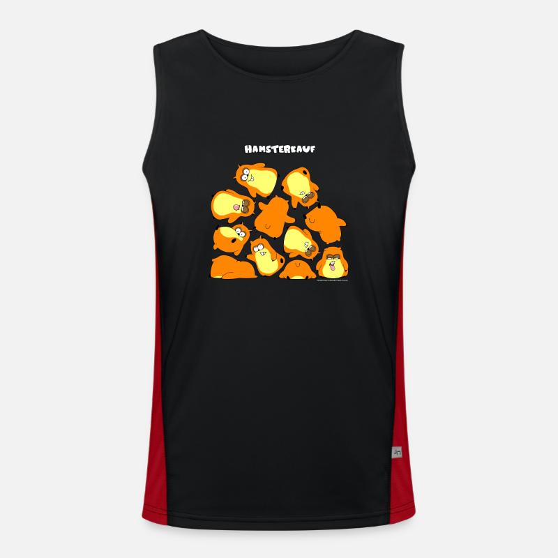 Hamsterkauf total - Tragebeutel deluxe Funktionelles Kontrast-Tank Top für Männer 