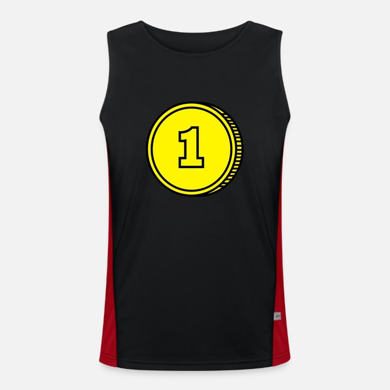 coin Men's Functional Contrast Tank Top 