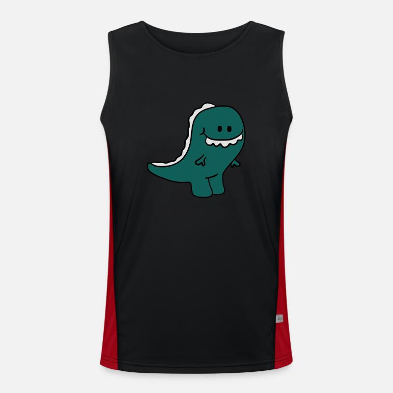 Doux mignon petit T- Rex enfant Débardeur respirant contrasté Homme 