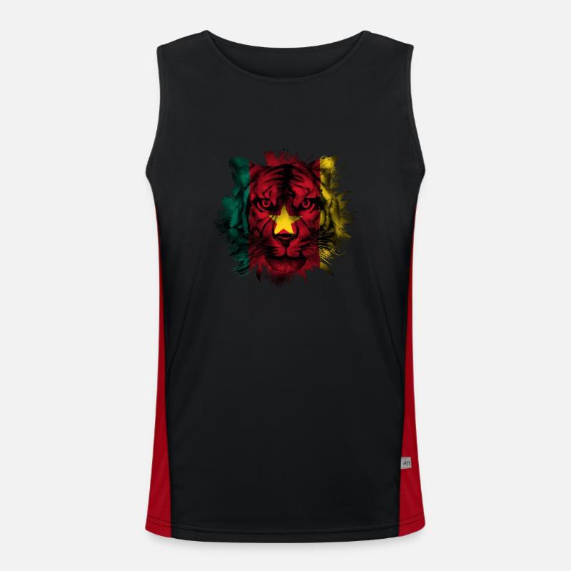 Cameroon Men's Functional Contrast Tank Top 