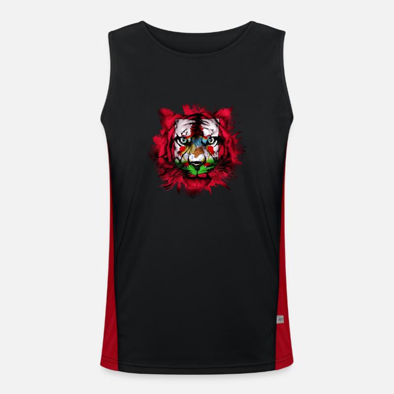 Bermuda Men's Functional Contrast Tank Top 
