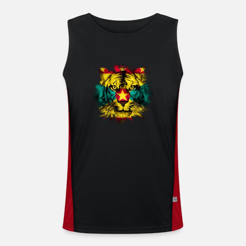 Grenada Funktionelles Kontrast-Tank Top für Männer 