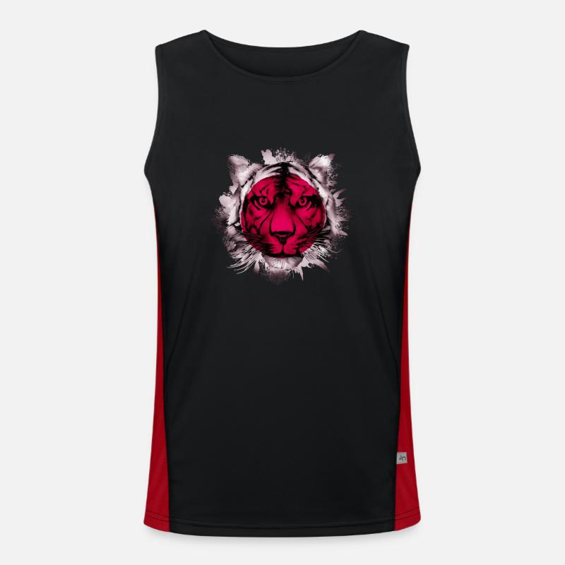 Japan Funktionelles Kontrast-Tank Top für Männer 
