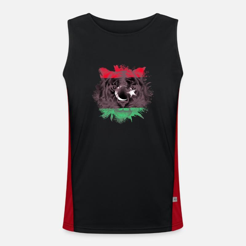 Libye Débardeur respirant contrasté Homme 