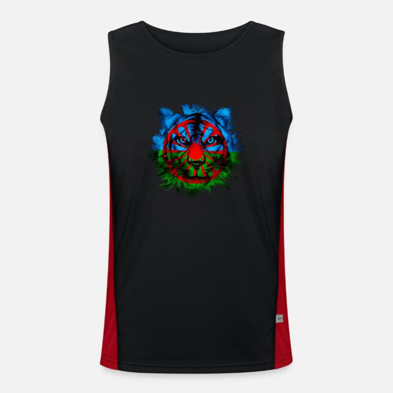 Roma Funktionelles Kontrast-Tank Top für Männer 