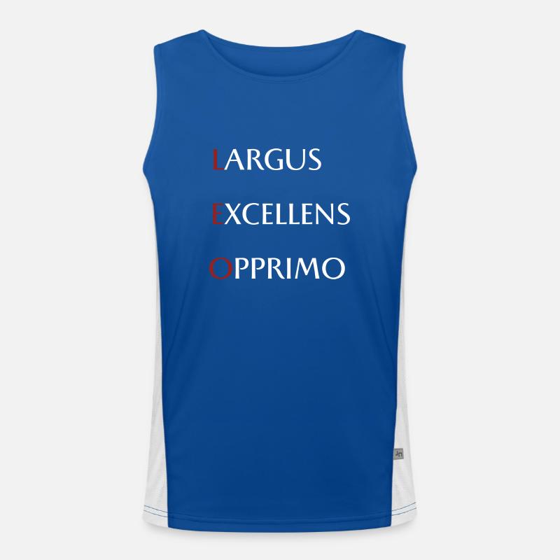 Leo Funktionelles Kontrast-Tank Top für Männer 