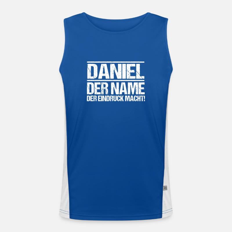 First name Daniel Men's Functional Contrast Tank Top 