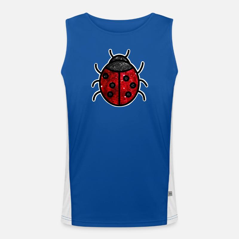 Cosmic Ladybug Men's Functional Contrast Tank Top 