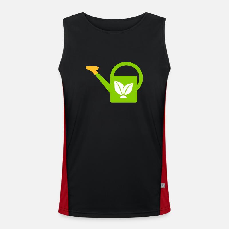 Watering can Men's Functional Contrast Tank Top 
