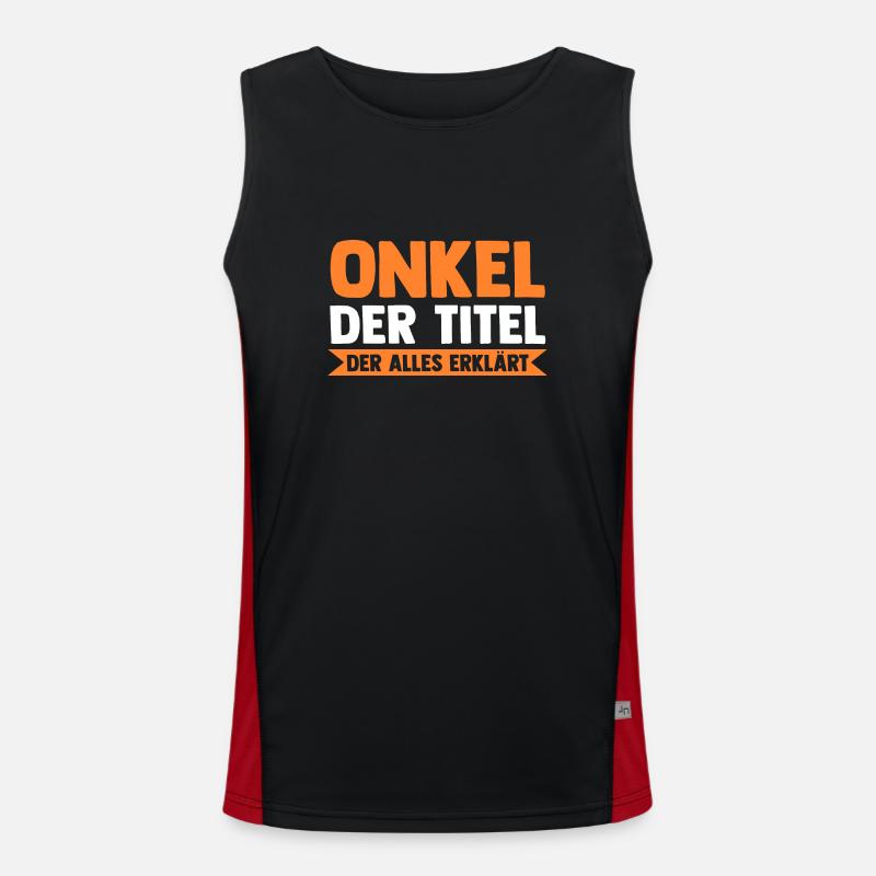 Uncle Men's Functional Contrast Tank Top 